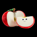 Yummy World - Ally And Sally Apple Medium (Plush Toy)