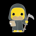 Simpsons - Grim Reaper Homer Pop! Enamel Pin (Pop! Vinyl Pin)